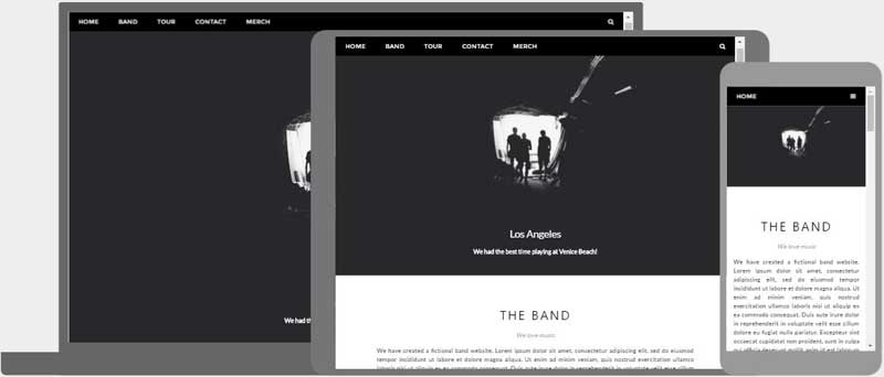 Band or musical site
