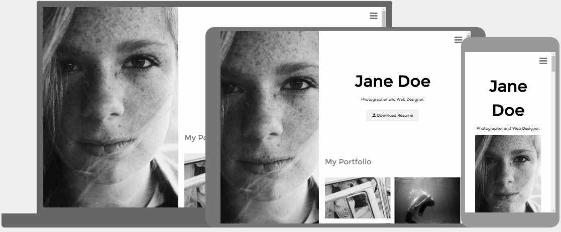 Portafolio en Blanco y Negro